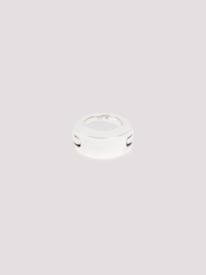 Bottega Veneta Logo Engraved Ring