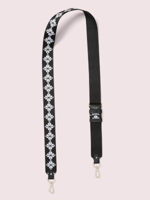 Make It Mine Thin Spade Flower Crossbody Strap