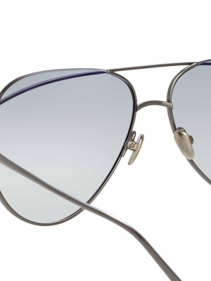 Linda Farrow Colt C5 Aviator Sunglasses