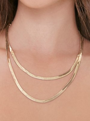 Layered Serpentine Chain Necklace