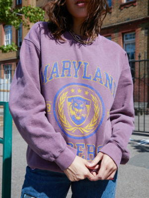 Uo Maryland Tigers Crew Neck Sweatshirt