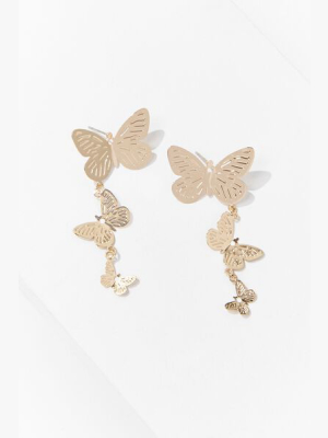 Butterfly Drop Earrings