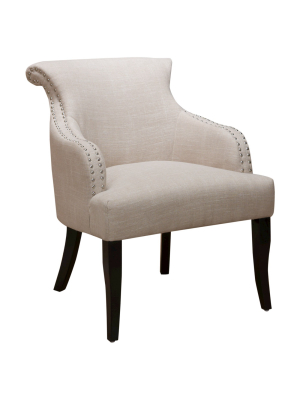 Filmore Fabric Armchair Light Beige - Christopher Knight Home