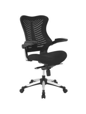 Charge Office Chair Black - Modway