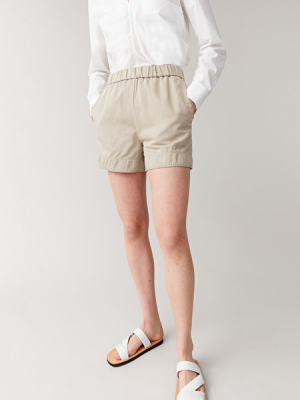 Cotton-linen Shorts