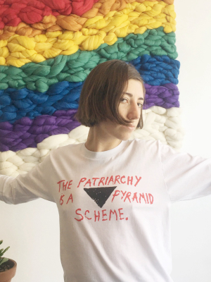 Long Sleeve T-shirt: The Patriarchy Is A Pyramid Scheme