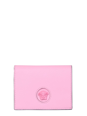 Versace Medusa Plaque Compact Wallet