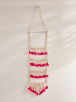 Neon Tassel Wall Hanging