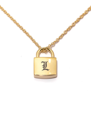 Locked On You Engravable Necklace
