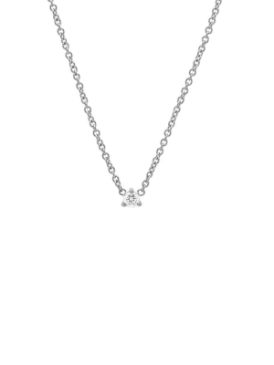 Diamond Solitaire Necklace