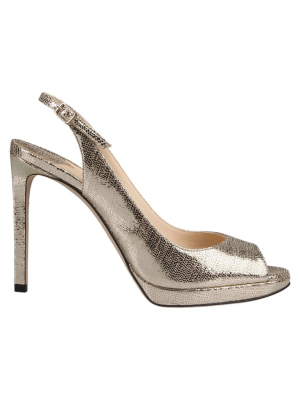 Jimmy Choo Nova Open-toe 100 Pumps