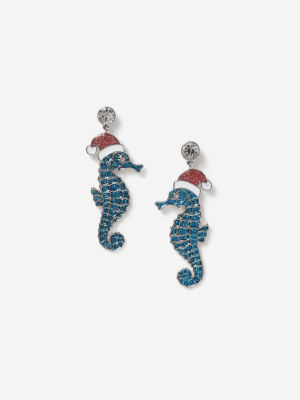 **christmas Seahorse Earrings