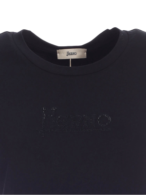 Herno Embellished Logo T-shirt