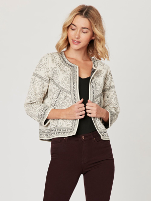 Quilted Embroidered Jacket