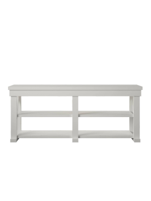 60" Liberty Tv Stand White - Room & Joy