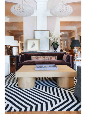 Woven Chevron Rug