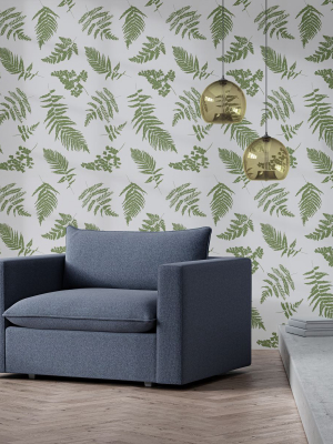 Tempaper Sage Fern Removable Wallpaper