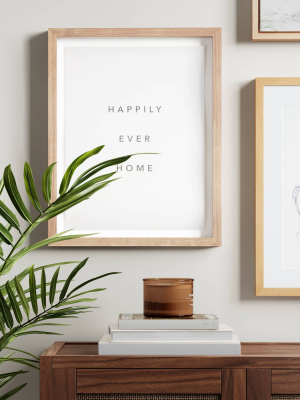 16" X 20" Happily Ever Framed Wall Art - Threshold™