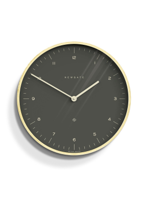 Mr Clarke Clock In Oil Grey