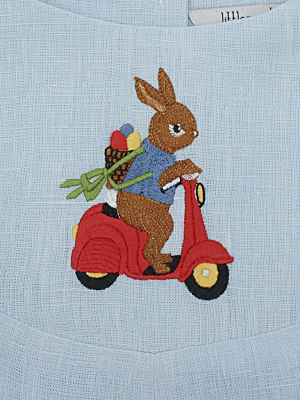 Scooter Bunny Linen Jon Jon