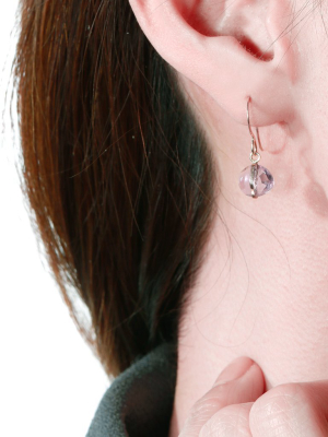 Amethyst Single Drop Earrings