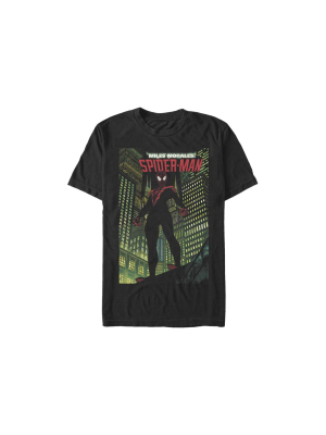 Men's Marvel Spider-man Miles Morales City Guardian T-shirt