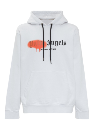 Palm Angels Hong Kong Sprayed Logo Hoodie