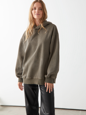 Oversized Hooded Boxy Sweatshirt