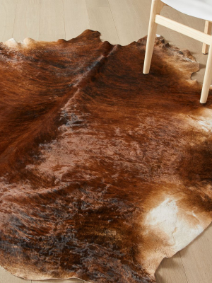 Dark Brown Brindle Cowhide Rug 5'x7'