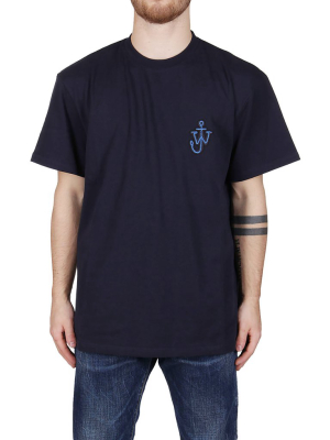 Jw Anderson Anchor Logo Patched T-shirt