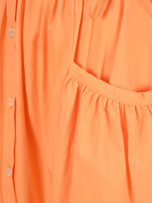 Msgm Pleated Midi Skirt