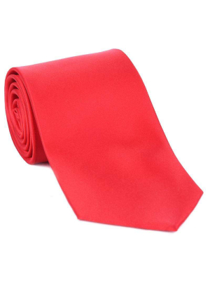 Red Satin Formal Tie