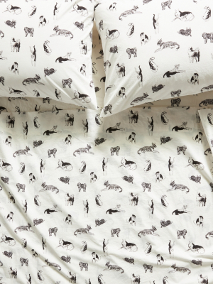 Lounging Hound Sheet Set