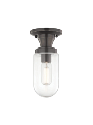 Clara 1 Light Semi Flush