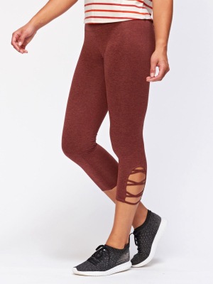 Monica Crop Criss Cross Legging