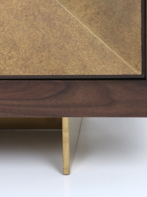 Enzo Sideboard In Polished Brass