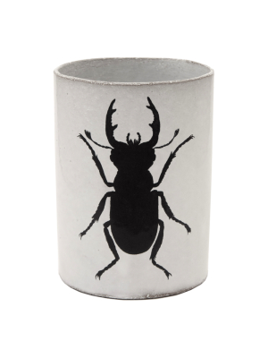 Beetle Silhouette Vase