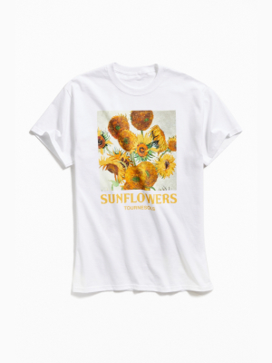 Van Gogh Sunflowers Tee