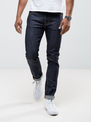 Nudie Jeans Co Thin Finn Slim Fit Jeans In Organic Dry