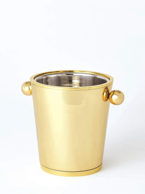 Global Views Margot Champagne Bucket - Brass