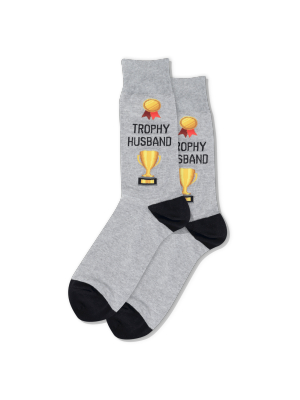 Men's Trophy Husband Crew Socks