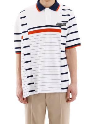 Martine Rose Striped Polo Shirt