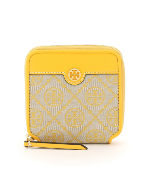 Tory Burch T Monogram Jacquard Bi-fold Wallet