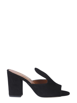 Paris Texas Suede Mule Sandals