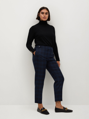 Slim-fit Pleated Flowy Pants