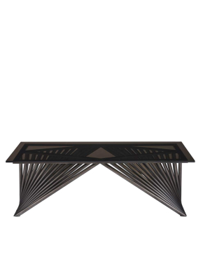 Alchemy Living Urbain Bangkok Cocktail Table - Silver And Black