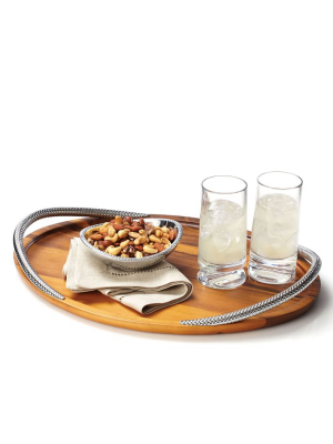 Nambe Braid Serving Tray