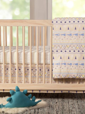 Gelato 4-in-1 Convertible Crib With Toddler Bed Conversion Kit - Washed Natural