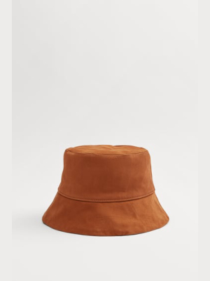 Leather Bucket Hat