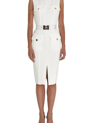 Elisabetta Franchi Belted Mini Dress